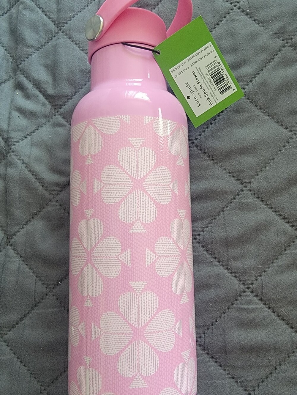 kate spade Pink Floral Clover Insulated Bottle